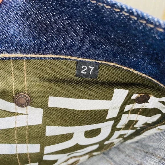 Rogue Territory Indigo Selvedge Jeans 27X32 Skinny 6 Pocket Mint